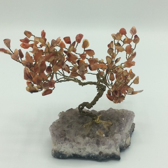 Beautiful Amber stone tree of the money - Picture 1 of 5